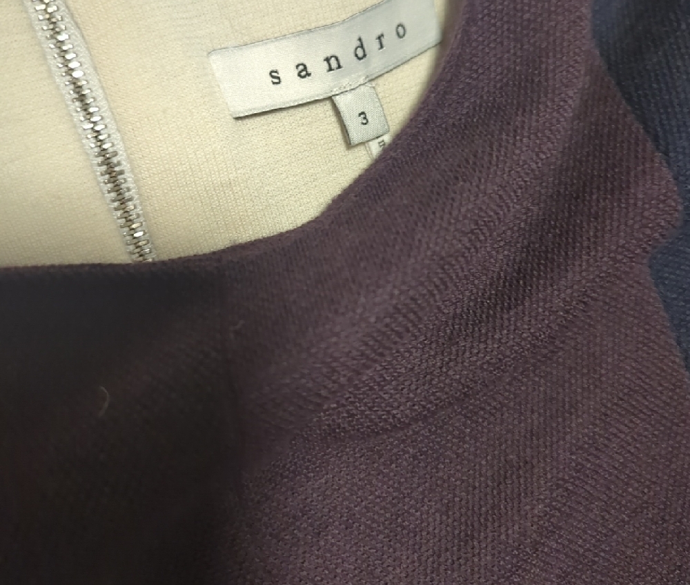 Sandro Color Block Dress - Picture 2 of 4
